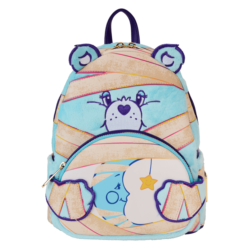Loungefly Care Bears x Universal Monsters Bedtime Bear Mummy Mini Backpack - Leo's Treasure Box