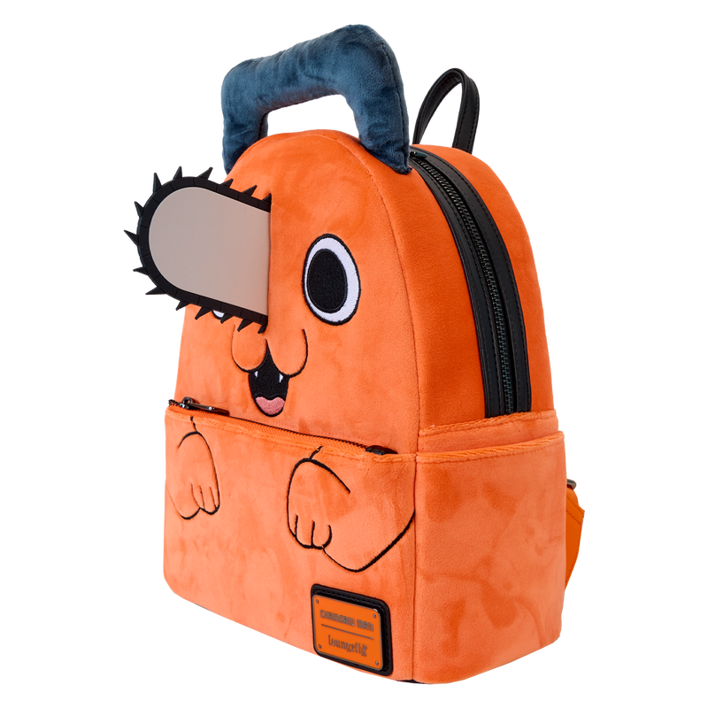 Loungefly Chainsaw Man Pochita Plush Mini Backpack - Leo's Treasure Box