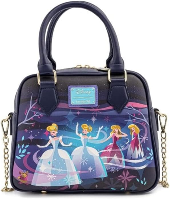 Loungefly Disney Cinderella Castle Series Chain Strap Crossbody Bag - Leo's Treasure Box