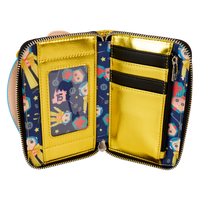 Loungefly Coraline 15th Anniversary Laika Doll Metallic Cosplay Zip Around Wallet