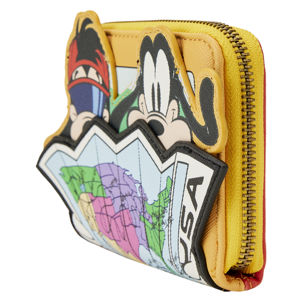 Loungefly Disney A Goofy Movie Road Trip Zip Around Wallet