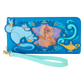 Loungefly Disney Aladdin Princess Series Lenticular Zip Around Wristlet Wallet - Leo's Treasure Box