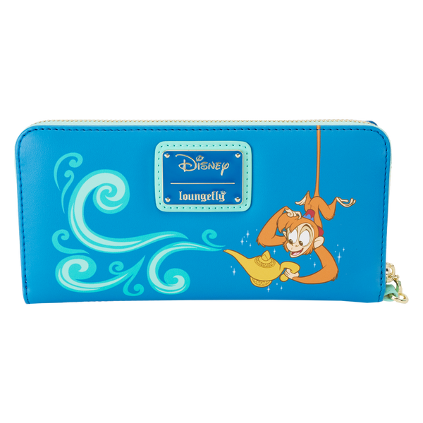 Loungefly Disney Aladdin Princess Series Lenticular Zip Around Wristlet Wallet