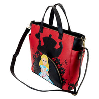 Loungefly Disney Alice In Wonderland Villains Convertible Backpack & Tote Bag - Leo's Treasure Box