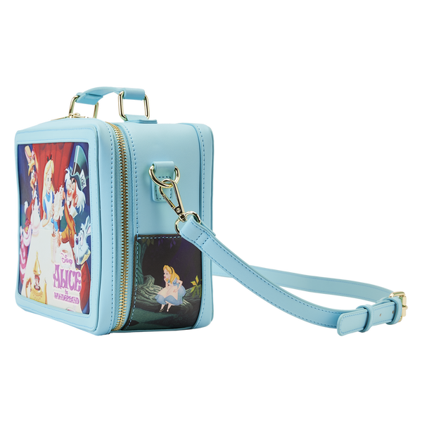 Loungefly Disney Alice in Wonderland Classic Movie Lunchbox Crossbody Bag - Leo's Treasure Box