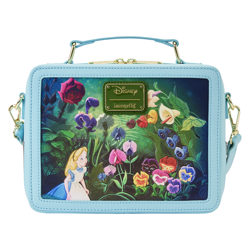 Loungefly Disney Alice in Wonderland Classic Movie Lunchbox Crossbody Bag