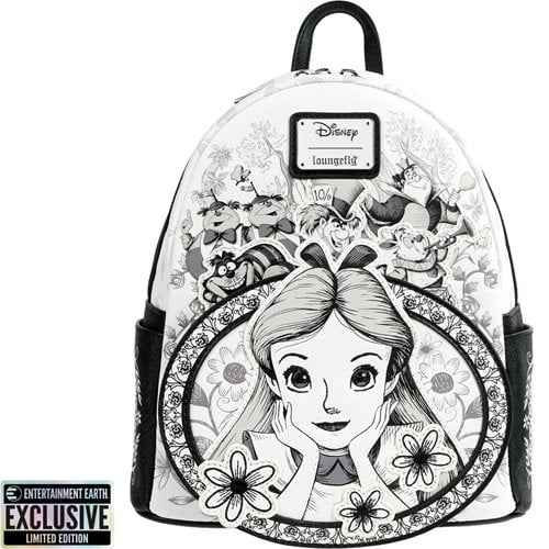 Loungefly Disney Alice in Wonderland Sketch Mini-Backpack