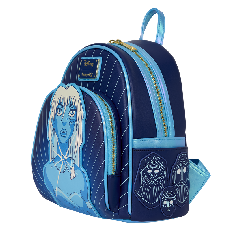 Atlantis The Lost Empire Kida cosplay mini backpack with glow in the dark crystal accents