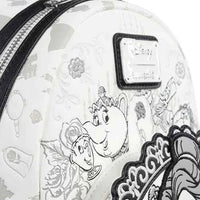 Loungefly Disney Beauty and the Beast Belle Sketch Mini-Backpack