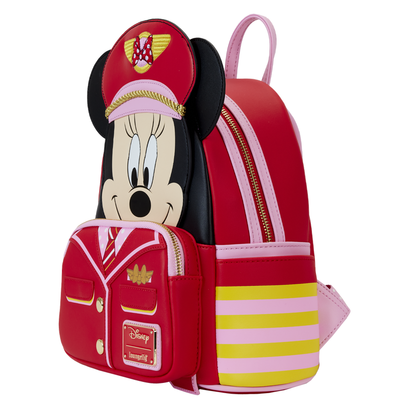 Loungefly Disney C2E2 Limited Edition Minnie Mouse Pilot Cosplay Mini Backpack