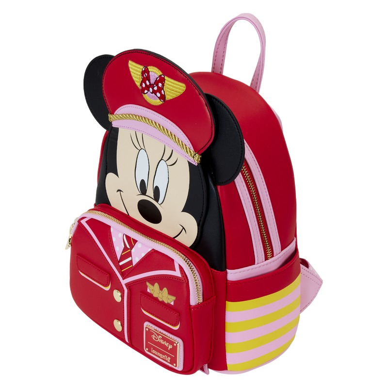 Loungefly Disney C2E2 Limited Edition Minnie Mouse Pilot Cosplay Mini Backpack