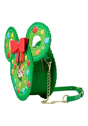 Loungefly Disney Dale and Chip Figural Wreath Crossbody Bag - Leo's Treasure Box