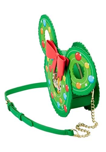 Loungefly Disney Dale and Chip Figural Wreath Crossbody Bag