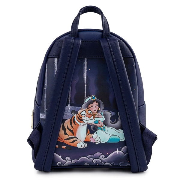 Loungefly Disney Jasmine Castle Series Mini Backpack - Leo's Treasure Box