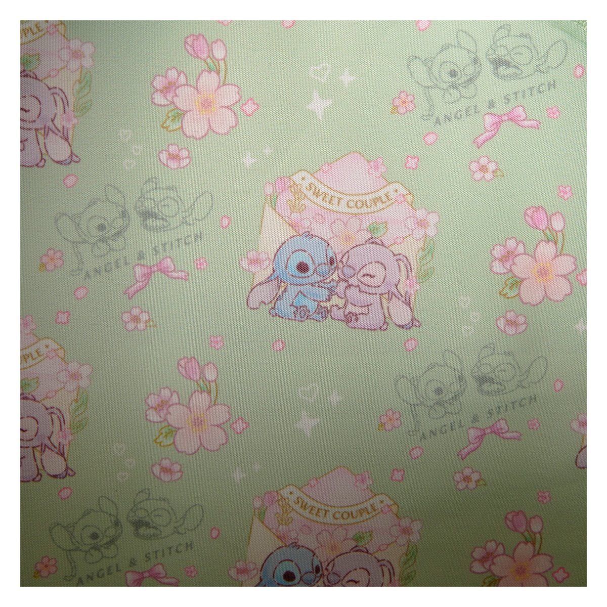 Loungefly Disney Lilo and Stitch Cute Stitch Cherry Blossom Mini-Backpack - Leo's Treasure Box