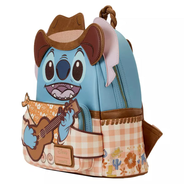 Loungefly Disney Lilo and Stitch Western Stitch Cosplay Mini Backpack - Leo's Treasure Box