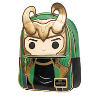 Loungefly Disney Marvel Avengers Loki with Scepter Pop! Mini-Backpack
