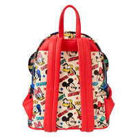 Loungefly Disney Mickey & Friends Classic All-Over Print Mini Backpack With Ear Headband - Leo's Treasure Box