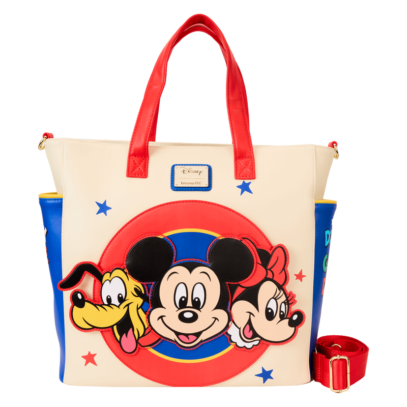 Loungefly Disney Mickey & Friends Classic Convertible Backpack & Tote Bag - Leo's Treasure Box