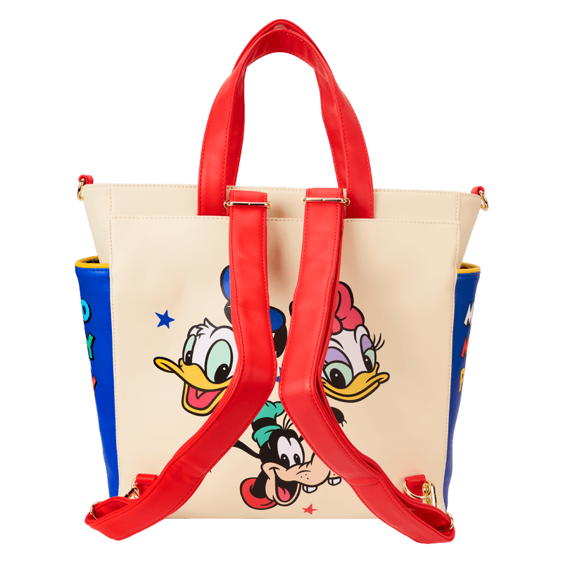 Loungefly Disney Mickey & Friends Classic Convertible Backpack & Tote Bag - Leo's Treasure Box