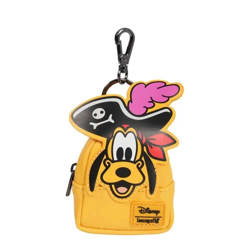 Mini backpack-shaped Loungefly Disney charm from the Mickey and Friends Halloween collection with festive prints