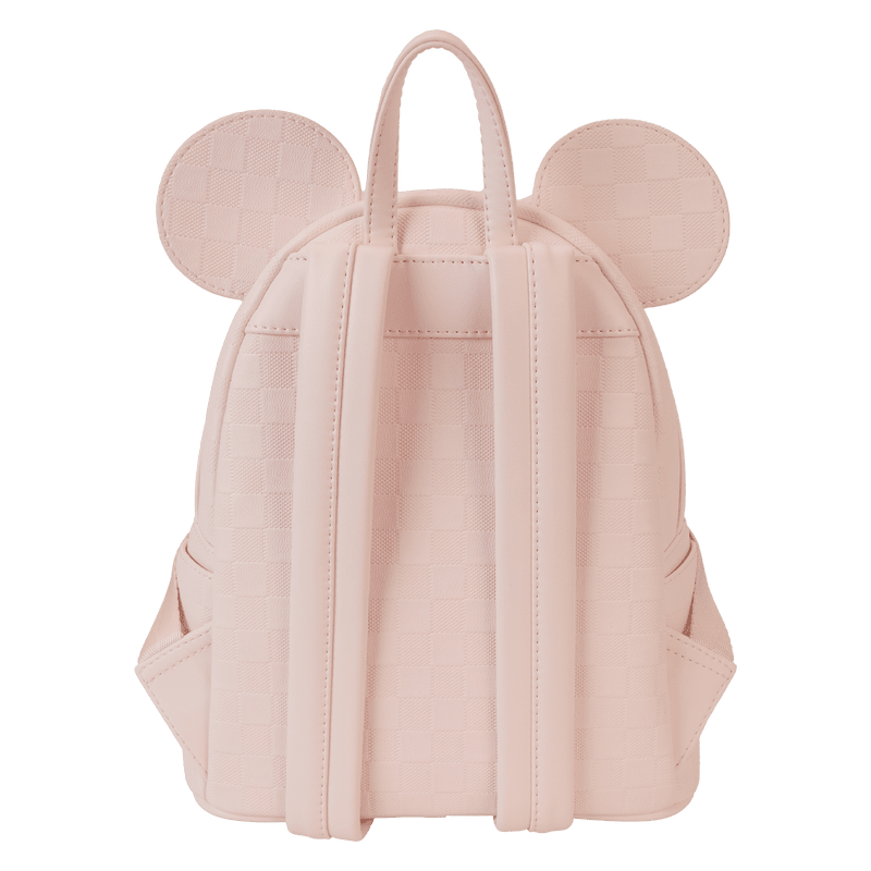 Loungefly Disney Minnie Mouse Checkered Texture Mini Backpack - Leo's Treasure Box