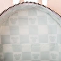 Loungefly Disney Minnie Mouse Checkered Texture Mini Backpack - Leo's Treasure Box