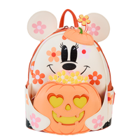 Loungefly Disney Minnie Mouse Floral Ghost Cosplay Light Up Glow Mini Backpack