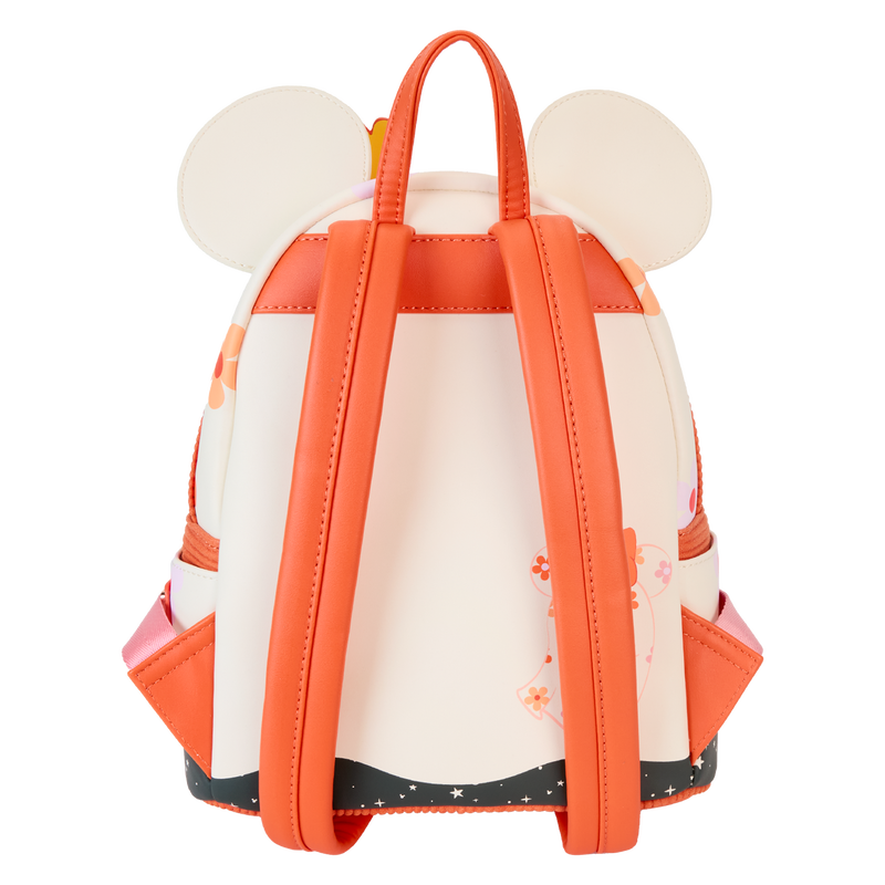 Loungefly Disney Minnie Mouse Floral Ghost Cosplay Light Up Glow Mini Backpack