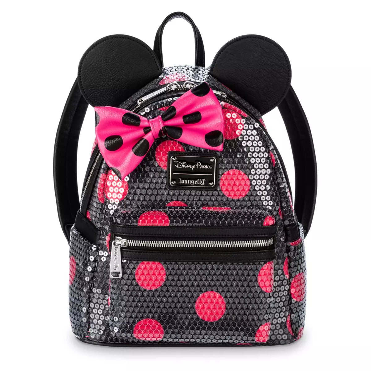 Loungefly Disney Minnie Mouse Sequined Polka Dot Mini Backpack - Leo's Treasure Box