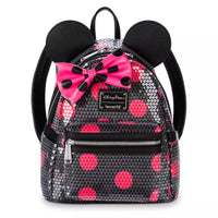 Loungefly Disney Minnie Mouse Sequined Polka Dot Mini Backpack