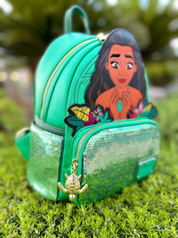Loungefly Disney Moana Heart of Te Fiti Sequins Mini Backpack
