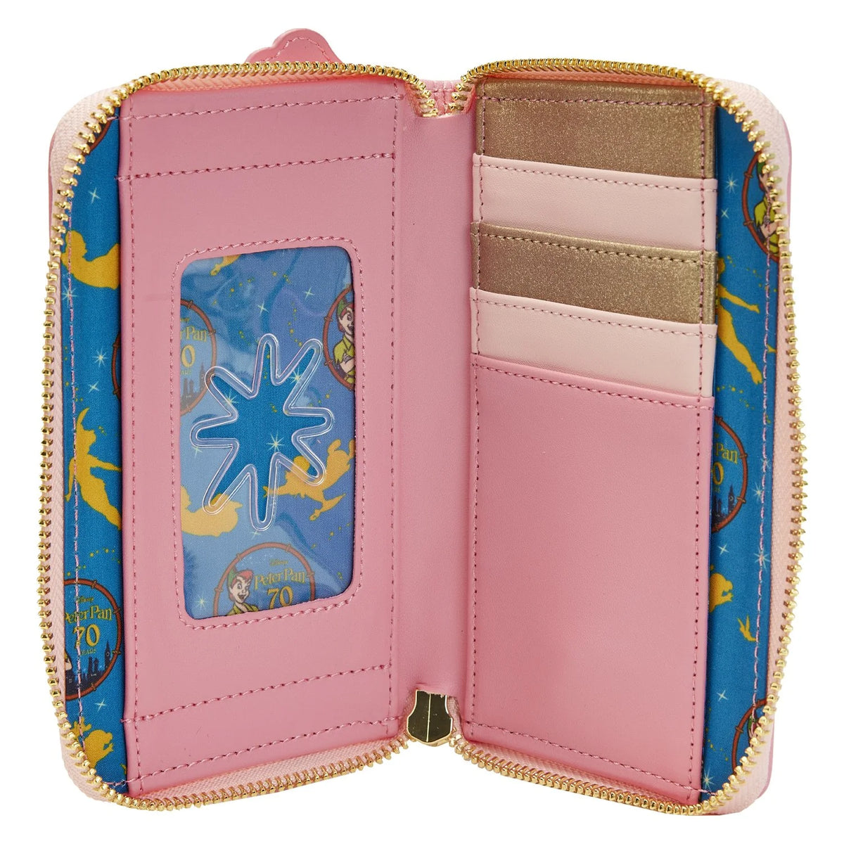 Loungefly Disney Peter Pan You Can Fly 70th Anniversary Zip-Around Wallet