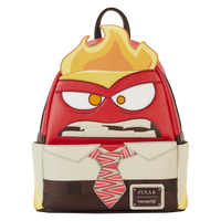 Loungefly Disney Pixar Inside Out Exclusive Anger Cosplay Light Up Glow Mini Backpack