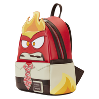 Loungefly Disney Pixar Inside Out Exclusive Anger Cosplay Light Up Glow Mini Backpack