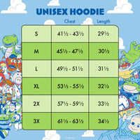 Toy Story themed hoodie by Loungefly featuring contrasting sides of good and evil characters
