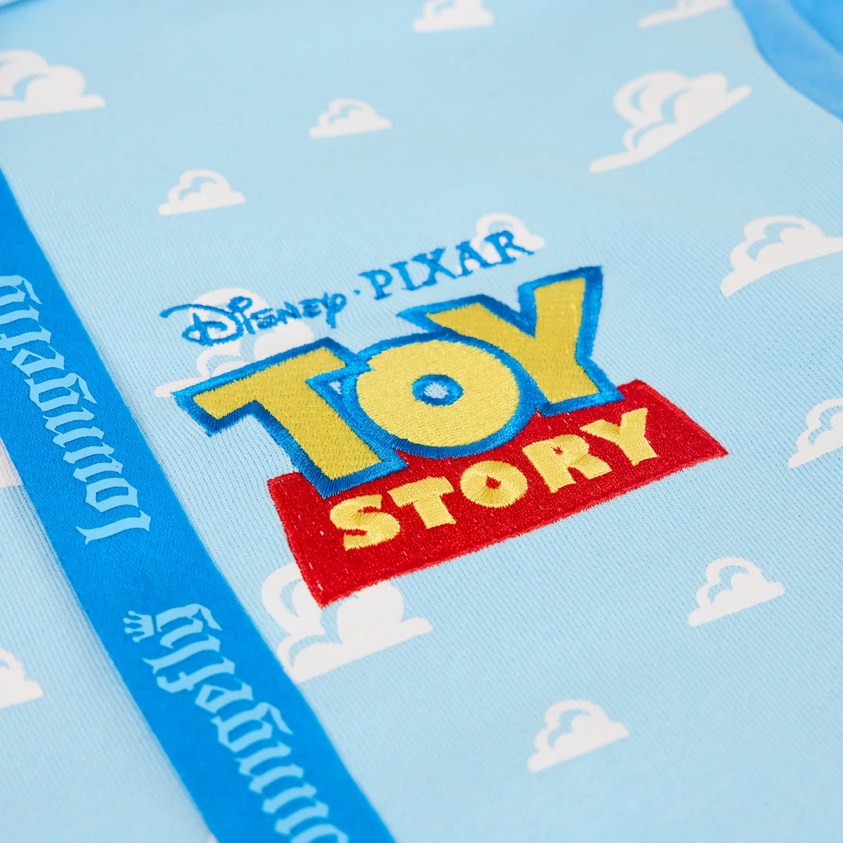 Toy Story Good vs. Baddies Loungefly hoodie with Woody Buzz and iconic villains