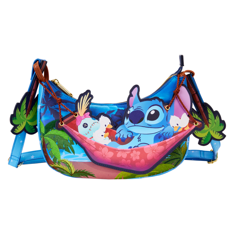 Loungefly Disney Stitch Camping Cuties Crossbody Bag