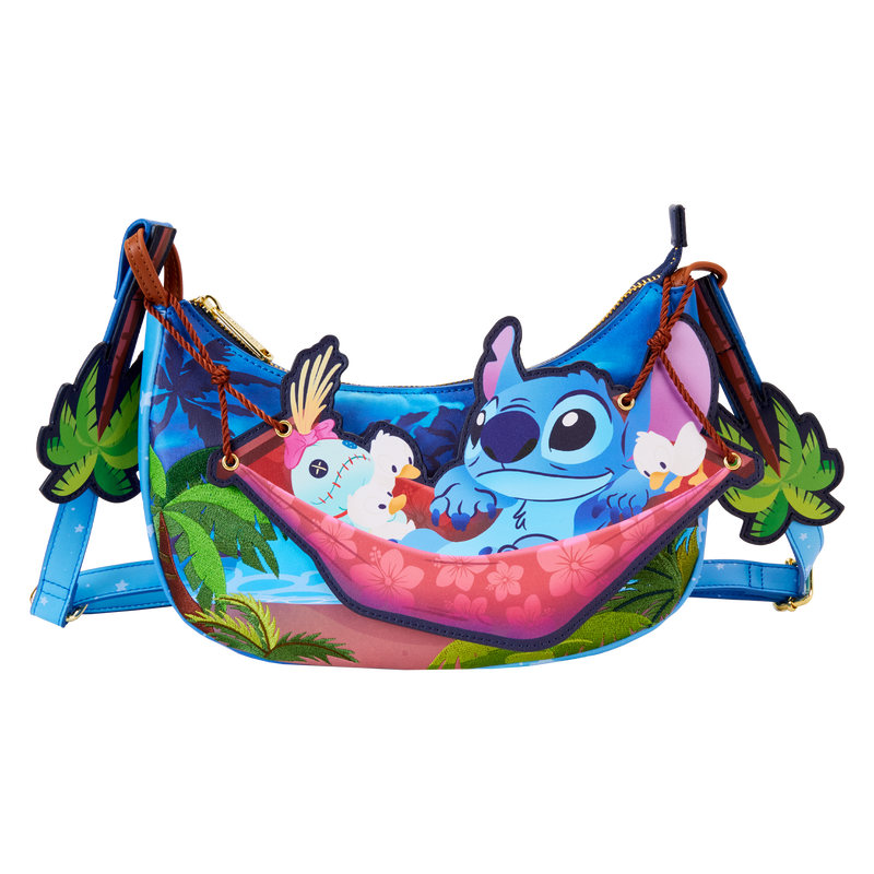 Loungefly Disney Stitch Camping Cuties Crossbody Bag - Leo's Treasure Box