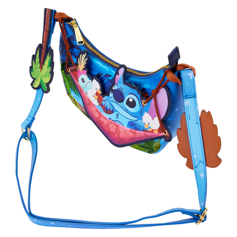 Loungefly Disney Stitch Camping Cuties Crossbody Bag