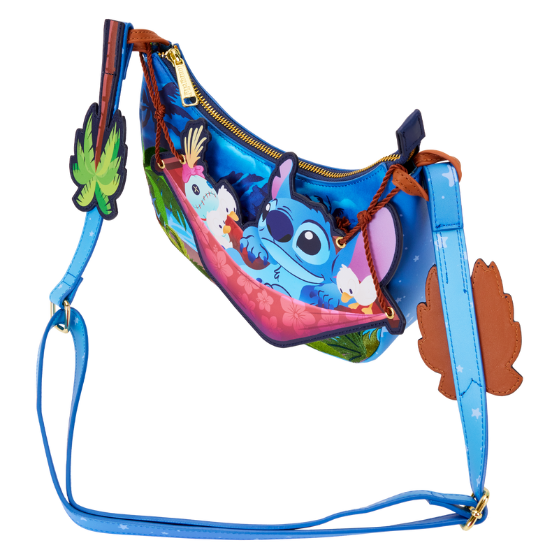 Loungefly Disney Stitch Camping Cuties Crossbody Bag - Leo's Treasure Box