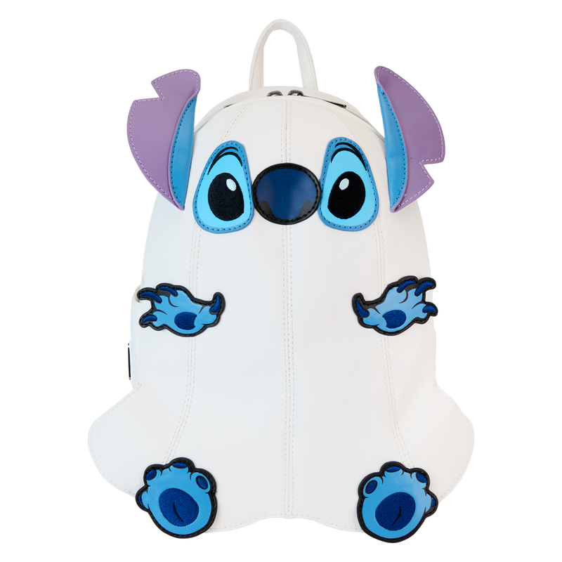 Loungefly Disney Stitch Ghost Costume Figural Glow Mini Backpack - Leo's Treasure Box