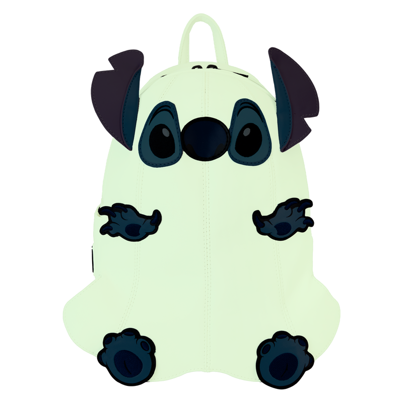 Loungefly Disney Stitch Ghost Costume Figural Glow Mini Backpack