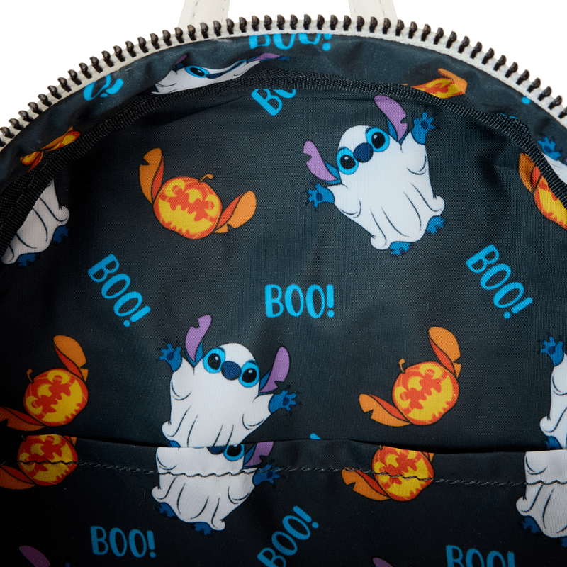 Loungefly Disney Stitch Ghost Costume Figural Glow Mini Backpack - Leo's Treasure Box
