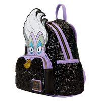 Loungefly Disney The Little Mermaid 35th Anniversary Exclusive Ursula Sequin Cosplay Mini Backpack