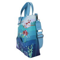 Loungefly Disney The Little Mermaid 35th Anniversary "Life is the Bubbles" Tote Bag