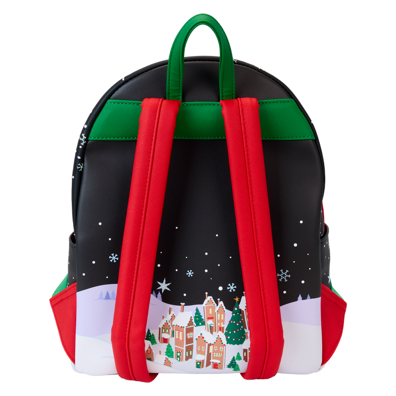 Loungefly Disney The Nightmare Before Christmas Candy Cane Carousel Glow Mini Backpack