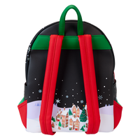 Loungefly Disney The Nightmare Before Christmas Candy Cane Carousel Glow Mini Backpack