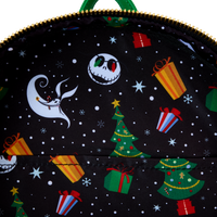 Loungefly Disney The Nightmare Before Christmas Candy Cane Carousel Glow Mini Backpack