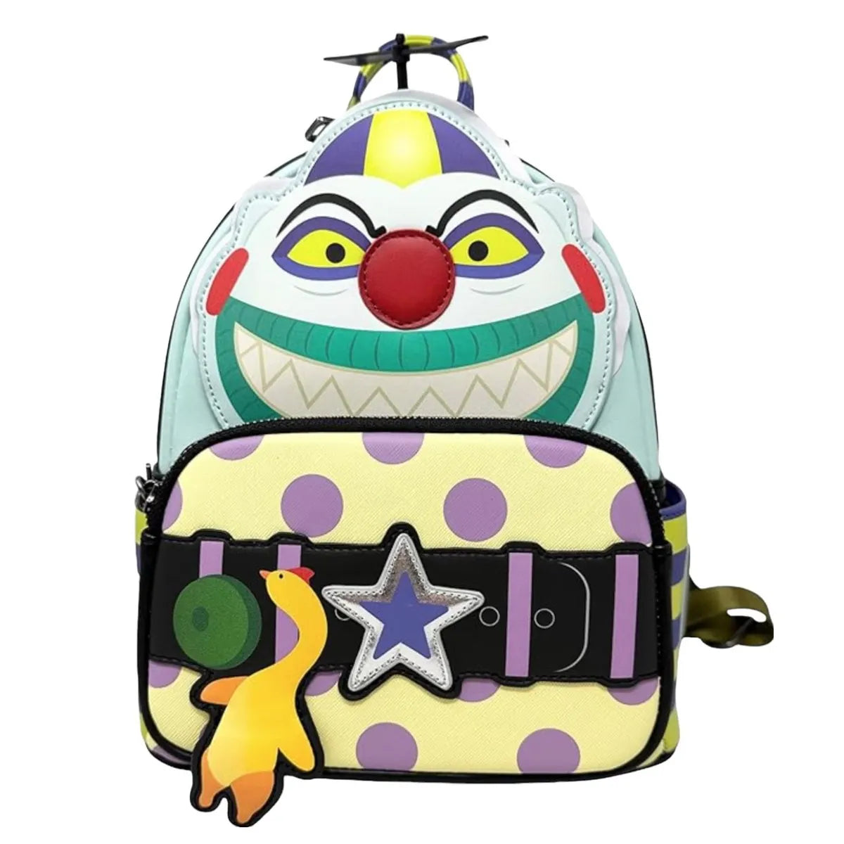 Loungefly Disney The Nightmare Before Christmas Clown Cosplay Mini Backpack - Leo's Treasure Box